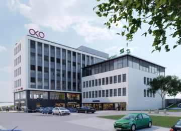 Nový multifunkční dům OKO nabídne prostory pro obchody, kanceláře a ordinace