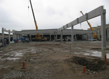 Kaufland Pardubice / železobetonové konstrukce