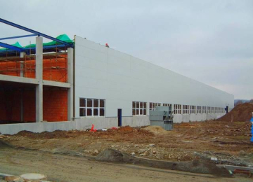 Production and logistic centre PRECIZ Otrokovice - pre-cast concrete structures