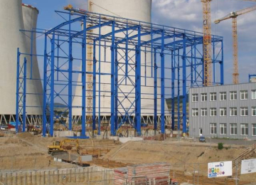 Ocelová konstrukce - Elektrárna Počerady