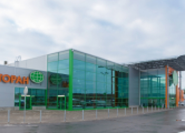 Hypermarket GLOBUS Rjazaň - rozšíření restaurace