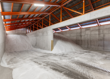 Salt and Brine Storage Hall