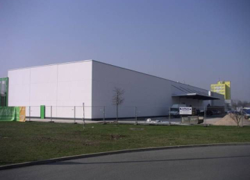 Shopping centre Globus Čakovice – annexed storehouse