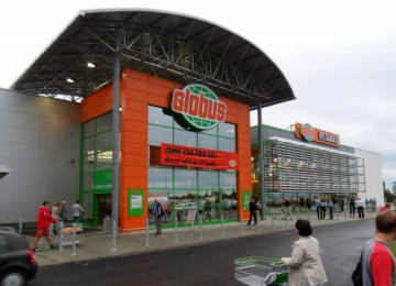 Globus Opava - selling space reconstruction and additional storehouse