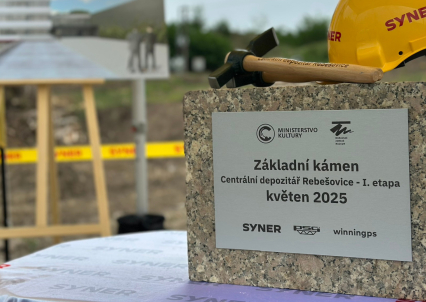 Zahájili jsme stavbu centrálního depozitáře v Rebešovicích
